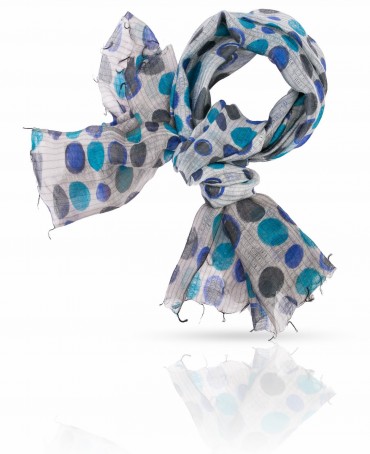 Палантин Женский SW-POLKA/BLUE